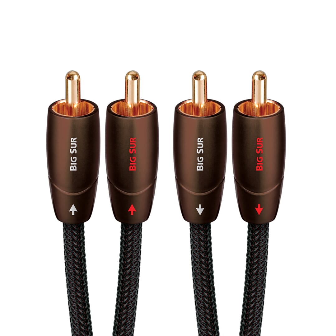 AUDIO QUEST BIG SUR RCAケーブル 約2メートル AudioQuest - Big Sur RCA Interconnects (Pair) - Music Direct