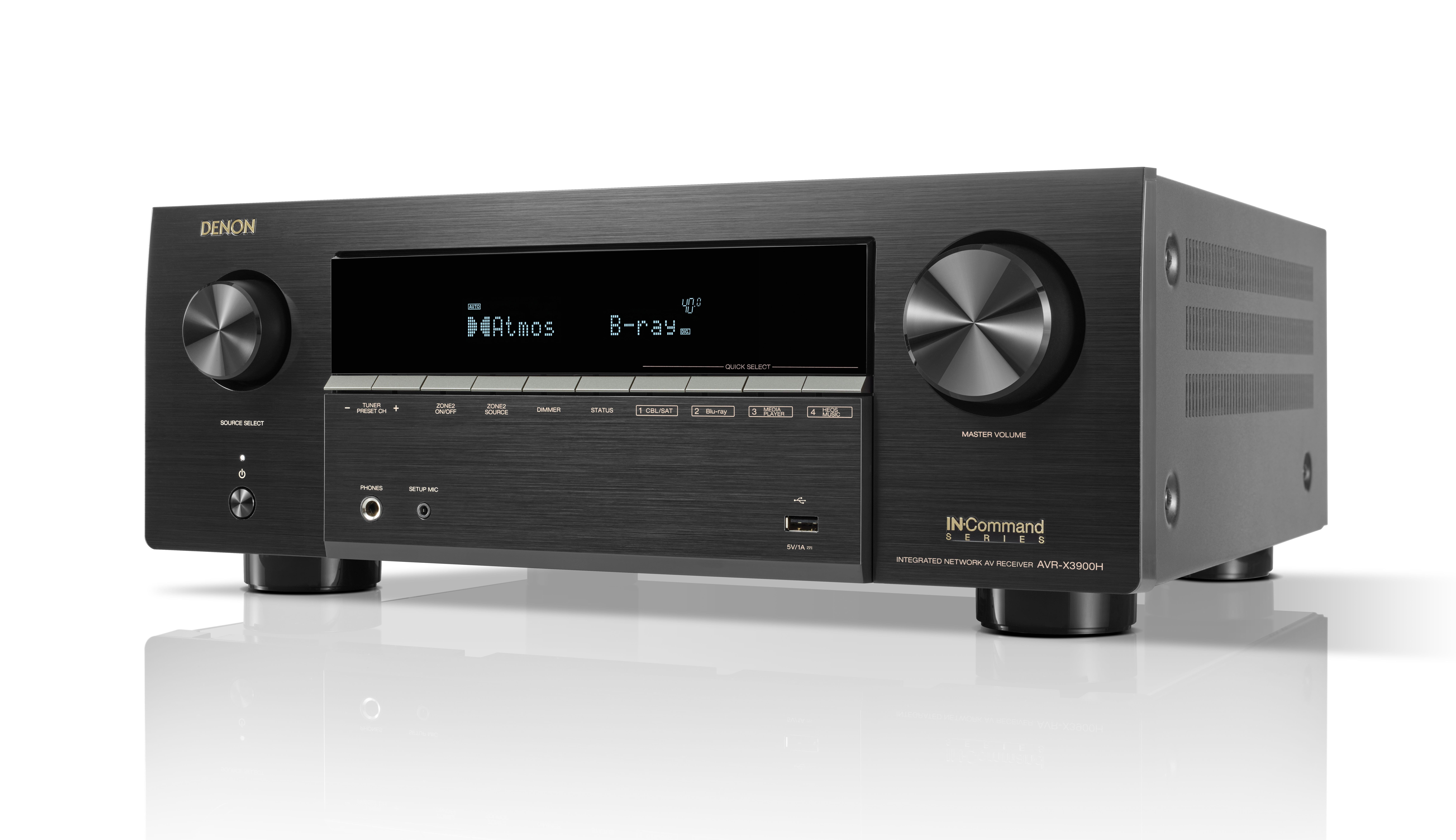 Denon - AVR-X3900H 9.4-Channel 8K AV Surround Receiver - Music Direct