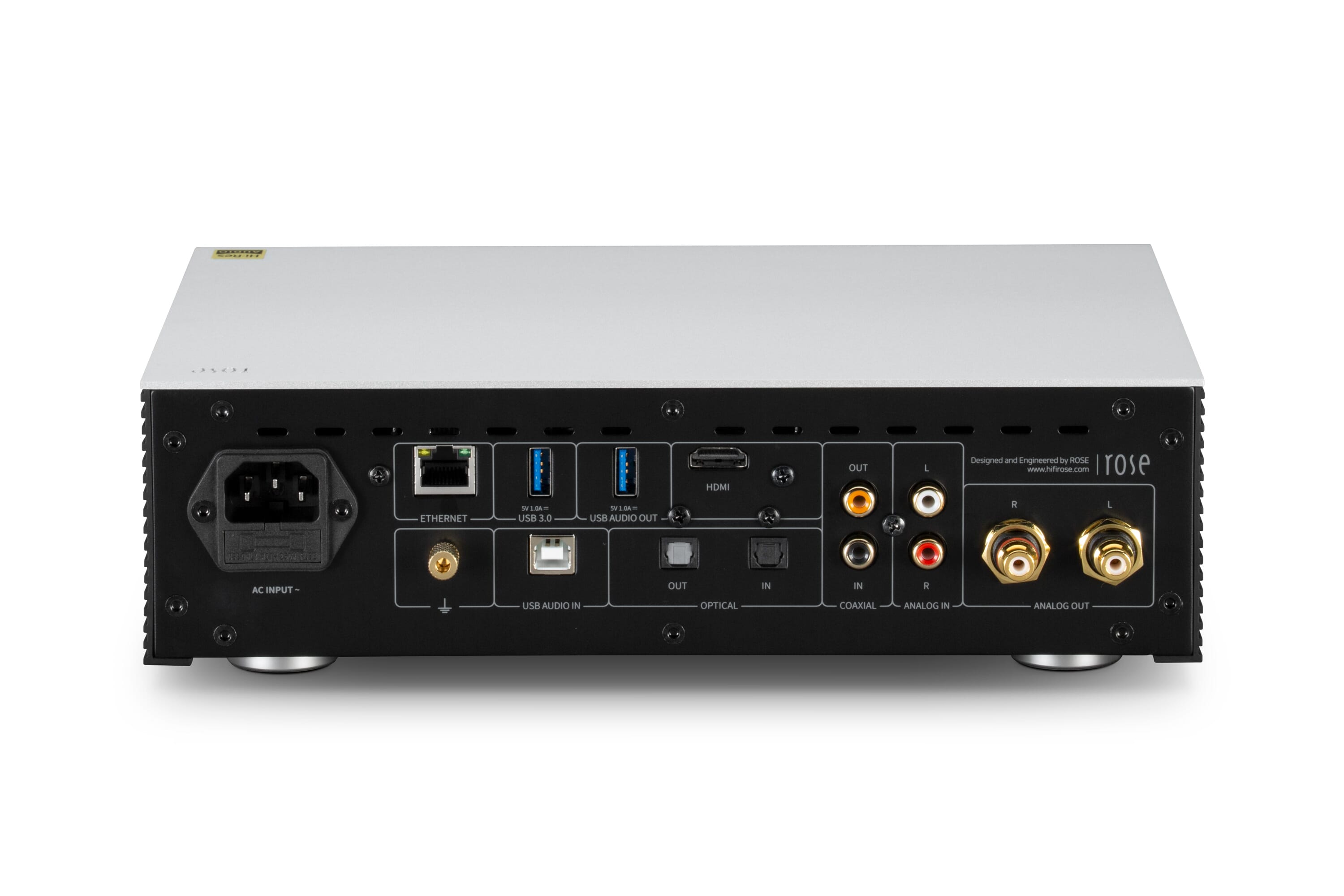 HiFi Rose - RS250A Network Streamer (Silver) **OPEN BOX** - Music