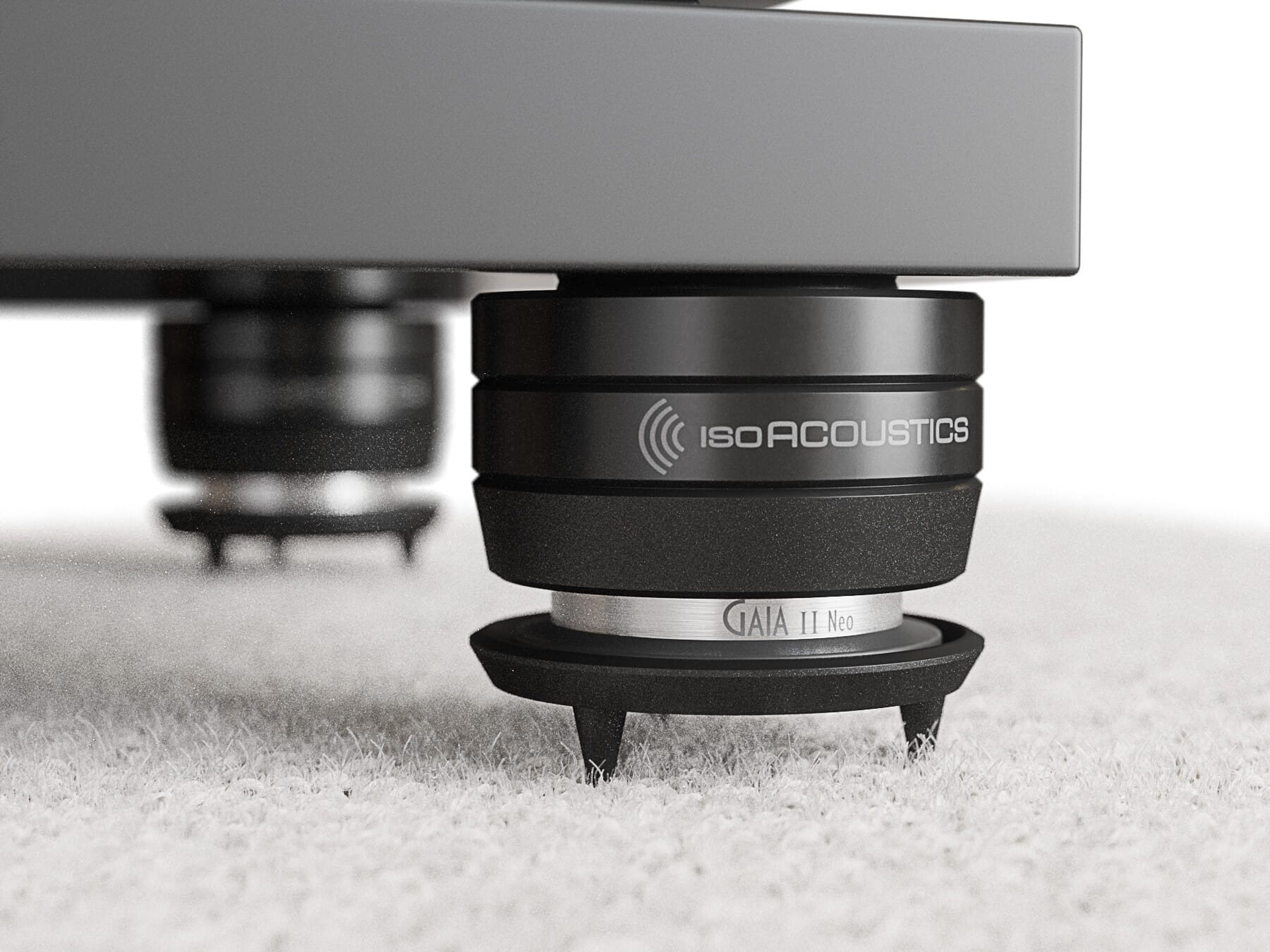 IsoAcoustics - GAIA Neo Carpet Spike Disks (Set of 4) - Music Direct