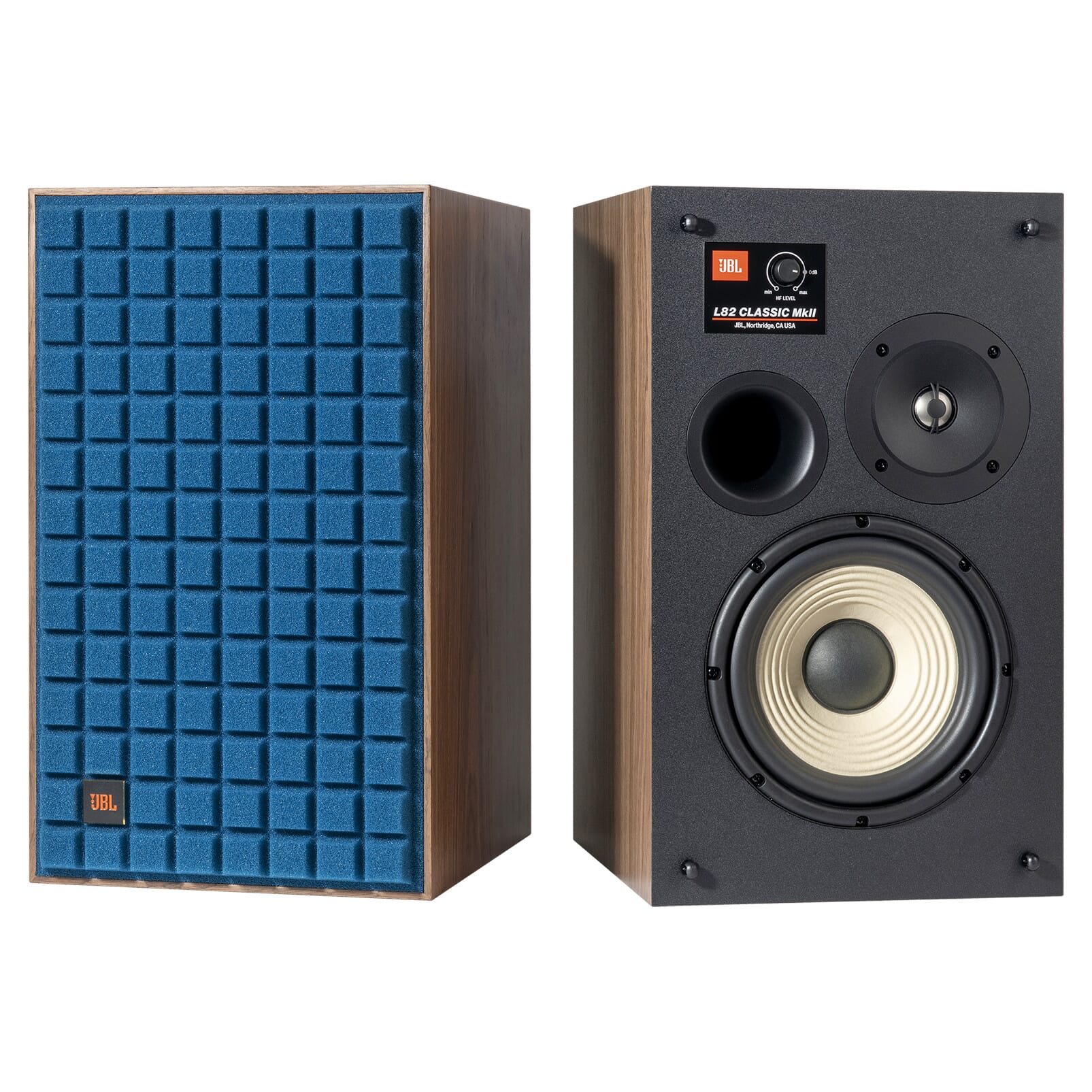 JBL - L82 Classic MkII Bookshelf Speakers (Blue Grilles, Pair