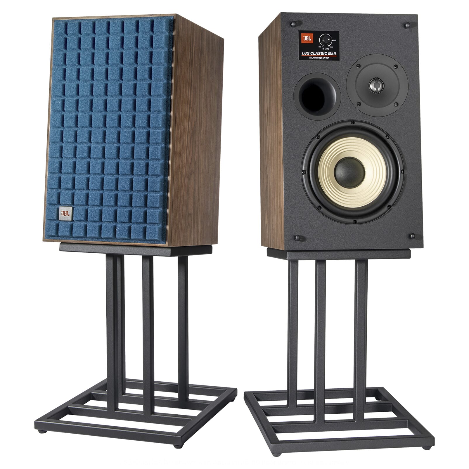 JBL - L82 Classic MkII Bookshelf Speakers (Blue Grilles, Pair