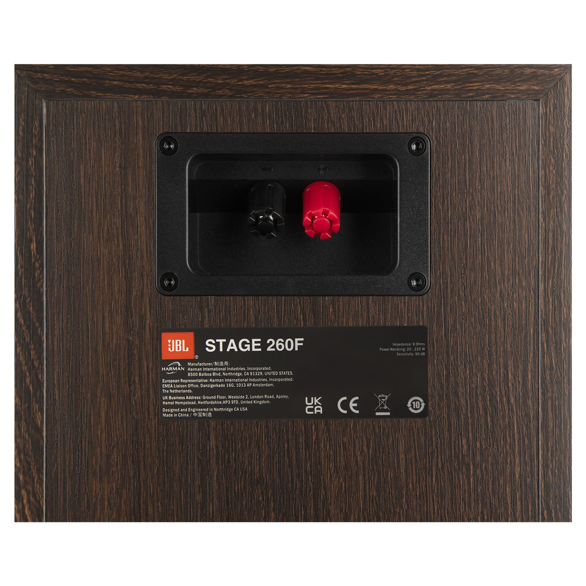 JBL - Stage 260F Floor-Standing Speaker (Espresso, Each) **OPEN