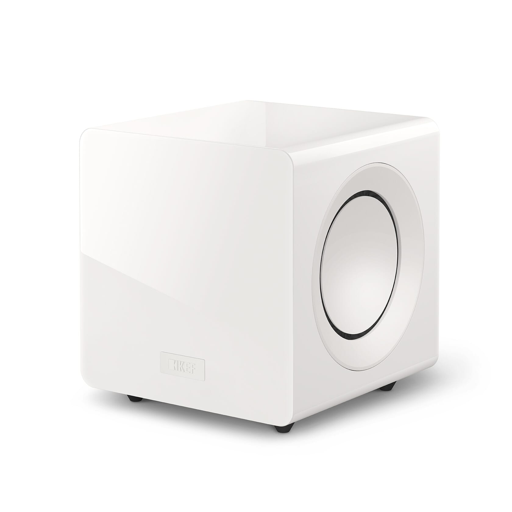 KEF - KC92 Subwoofer (White Gloss) **OPEN BOX** - Music Direct