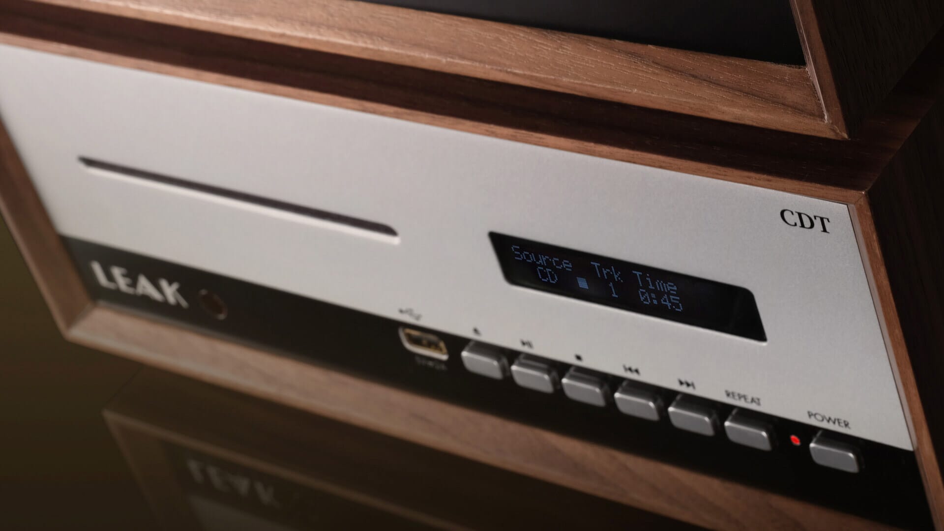 Leak - CDT CD Transport (Walnut) **OPEN BOX** - Music Direct