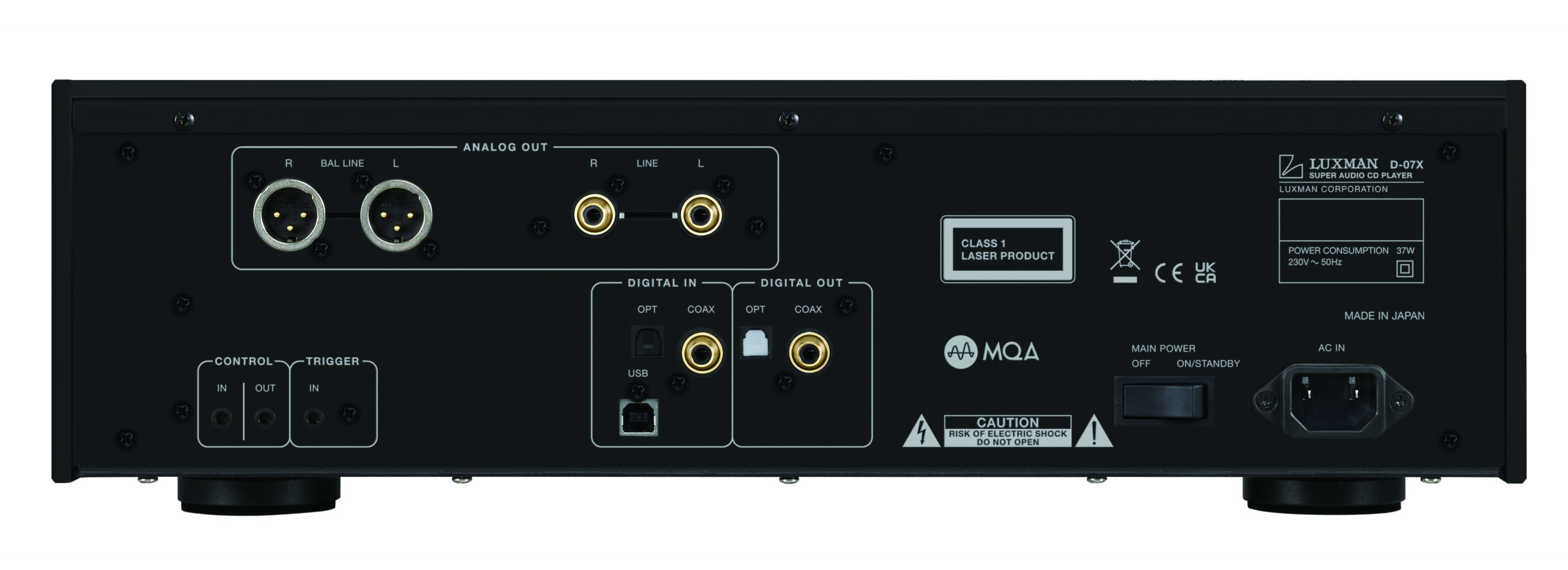 Luxman - D-07X Black Edition Centennial SACD Player - Music Direct