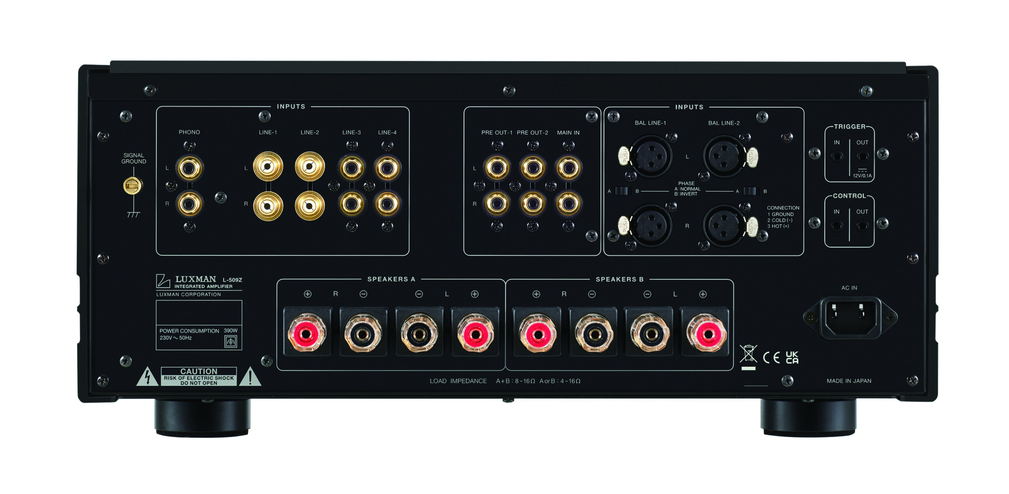 Luxman - L-509Z Black Edition Centennial Integrated Amplifier