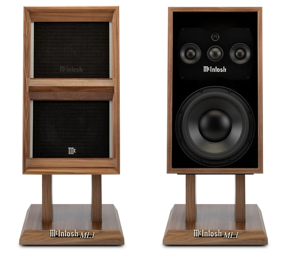 McIntosh - ML1 MkII Floor-Standing Speakers with Stands (Pair