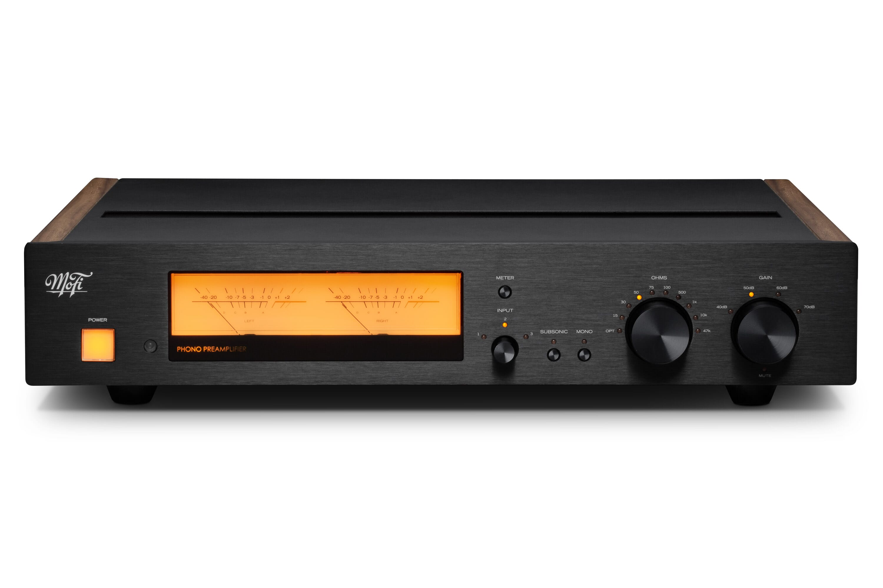 MoFi Electronics - MasterPhono MM/MC Phono Preamplifier (Walnut