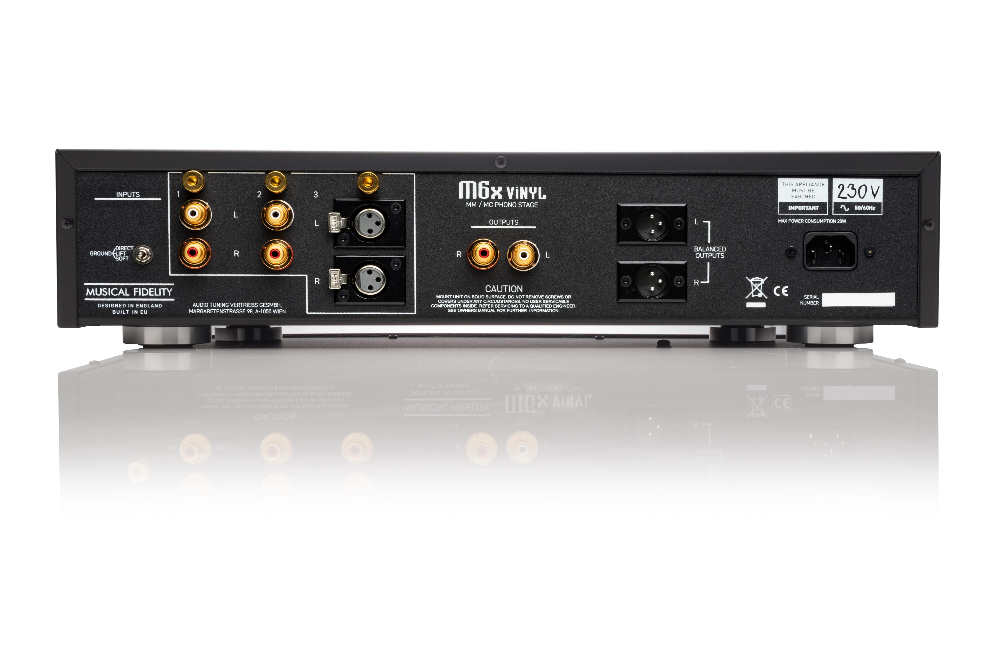 Musical Fidelity - M6x Vinyl MM/MC Phono Preamplifier - Music Direct