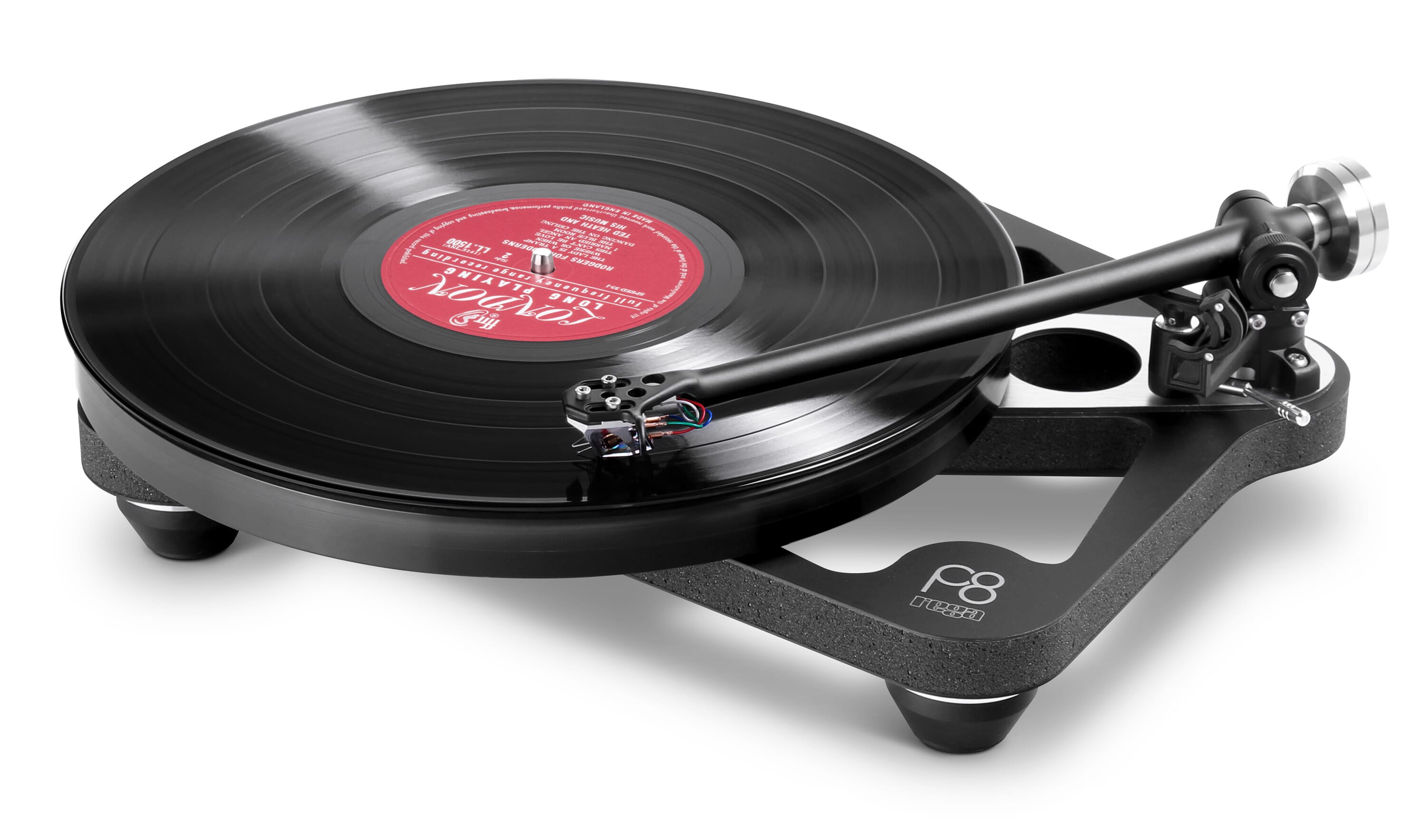 Rega - Planar 8 Turntable (Black, Ania Pro) **OPEN BOX** - Music