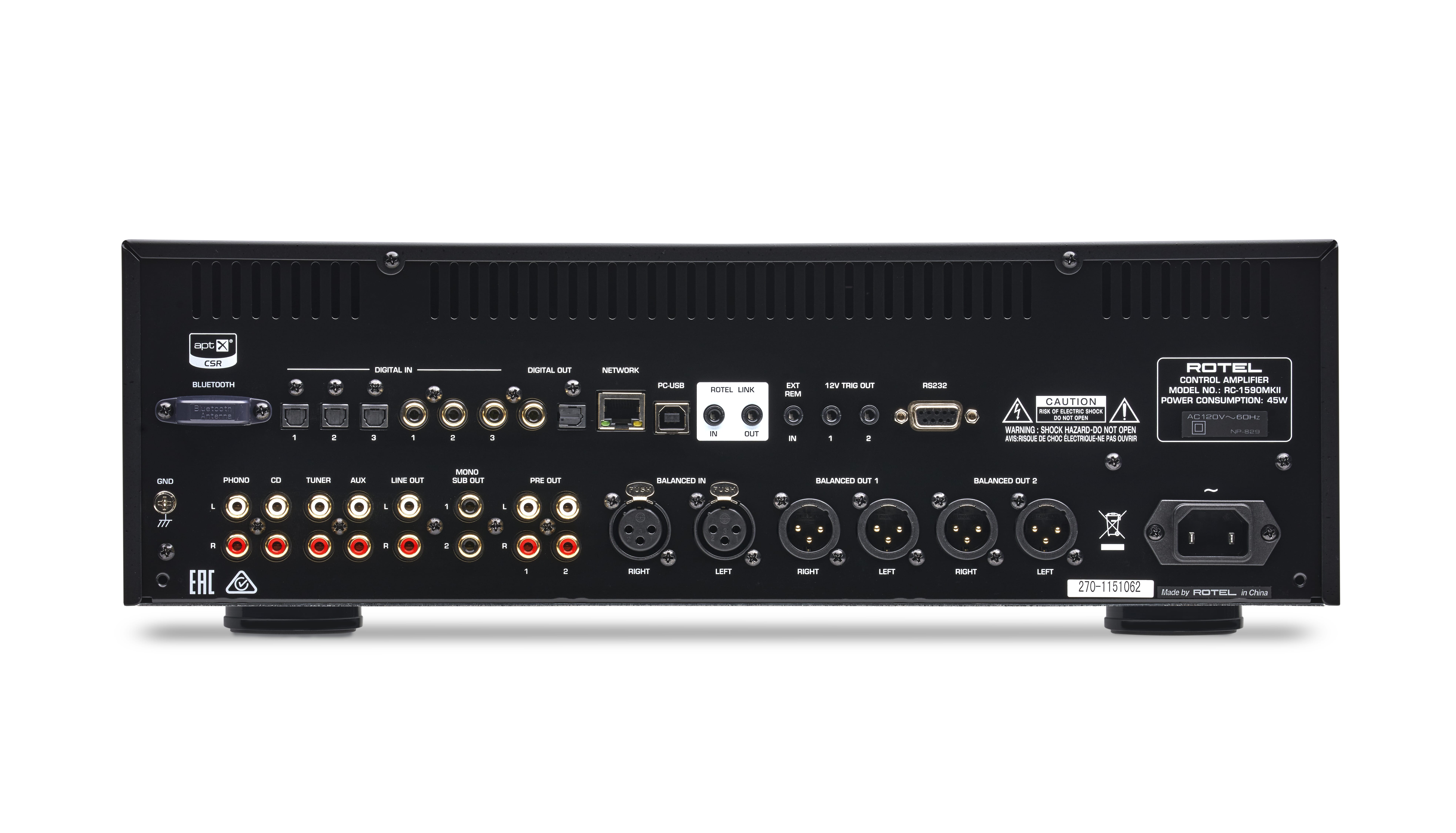 Rotel - RC-1590 MKII Preamplifier - Music Direct
