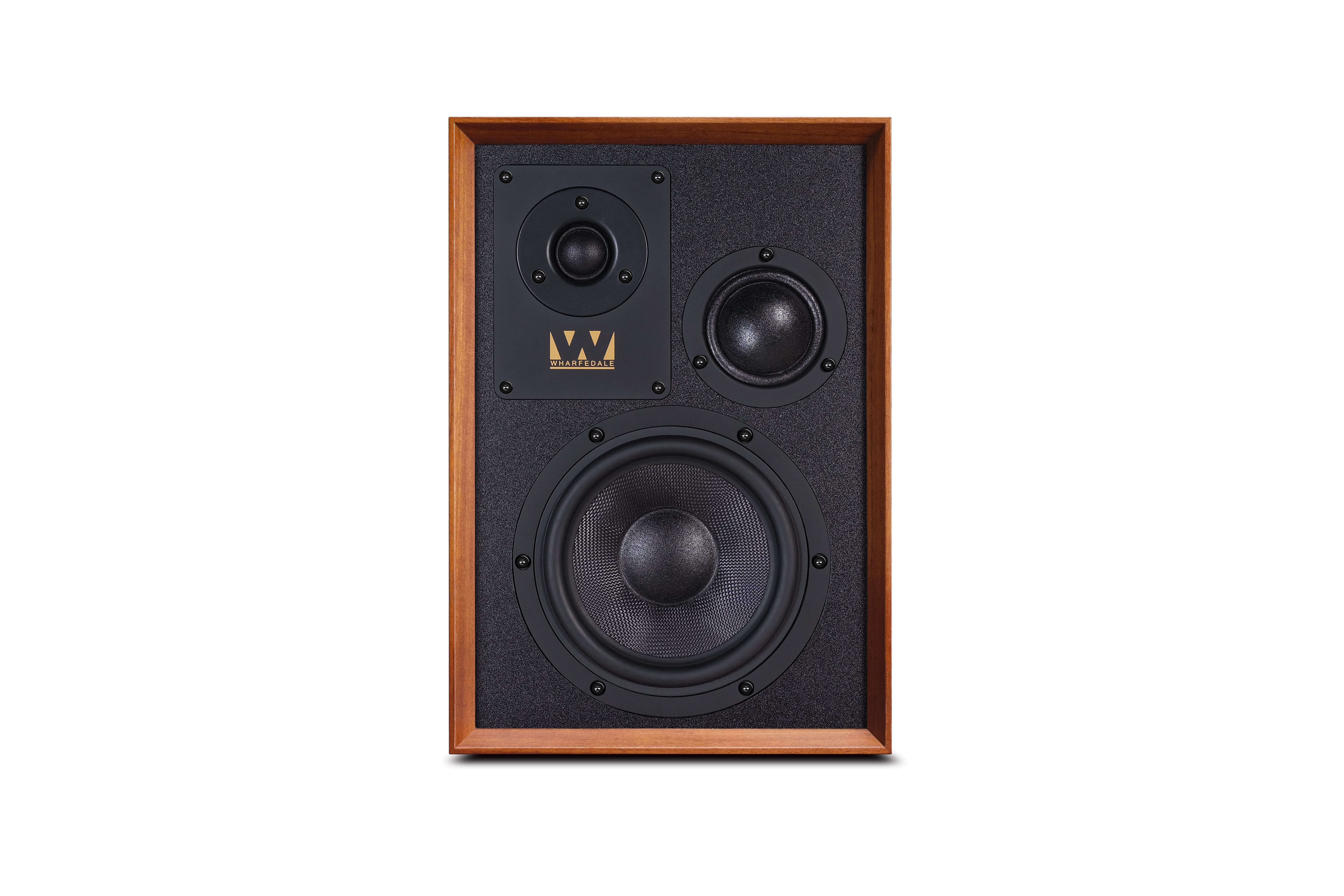 Wharfedale - Super Denton Bookshelf Speakers (Red Mahogany, Pair