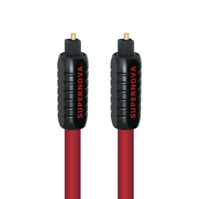 Câble digital optique Wireworld Nova Toslink | Noir et Blanc