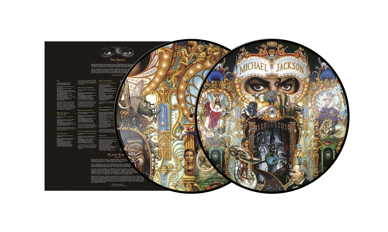 マイケルジャクソンDANGEROUS HISTORY NUMBERONESONE Michael Jackson - Dangerous (Picture Disc Vinyl 2LP) * * * - Music