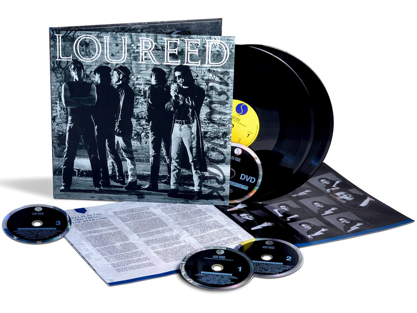 【CD&LP&DVD極美品】LOU REED／NEW YORK／DELUXE盤 Lou Reed - New York: Deluxe Edition (180g Vinyl 2LP + 3CD + DVD
