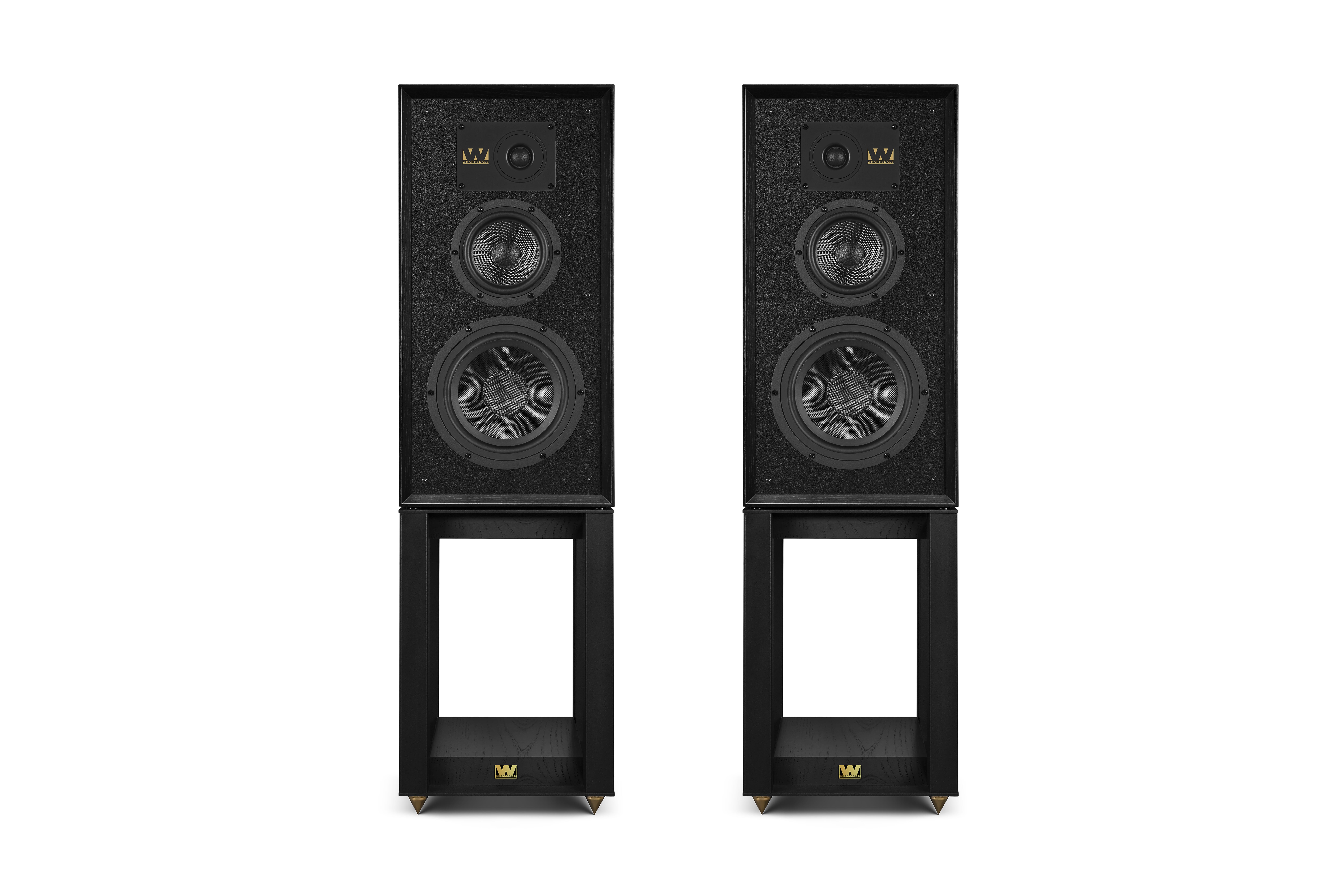 Wharfedale - Super Linton Bookshelf Speakers with Stands (Pair